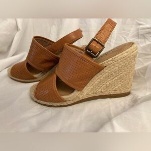 BIALA Joyce Perforated Espadrille Wedge size 40